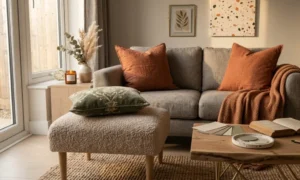 cozy fall small living room budget decor