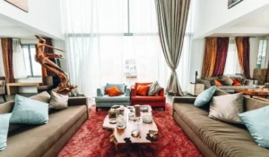 large living room rug furniture placement
