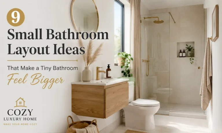 9 Small Bathroom Layout Ideas That Make a Tiny Bathroom Feel Bigger