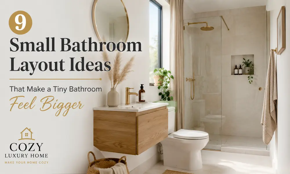 9 Small Bathroom Layout Ideas That Make a Tiny Bathroom Feel Bigger