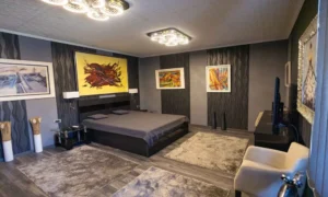 gallery wall bedroom