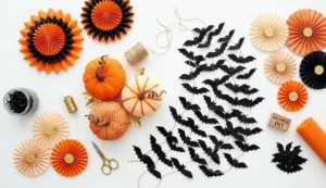 diy crepe paper halloween decorations